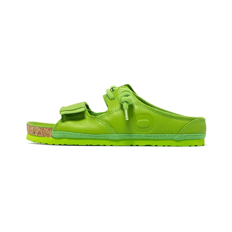 OETZI Top Grain Cow Leather Stylish Sandal Women's Green