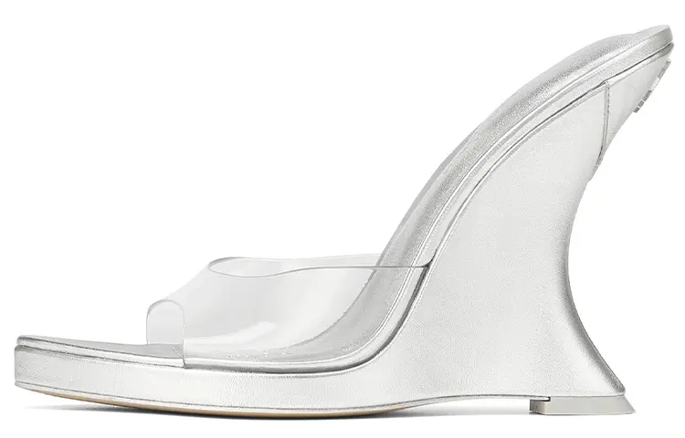Naked Wolfe Slip Resistant Slide Slippers Women's Silver