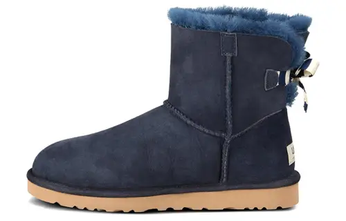 UGG Mini Bailey Snow Boots Navy Blue Women's