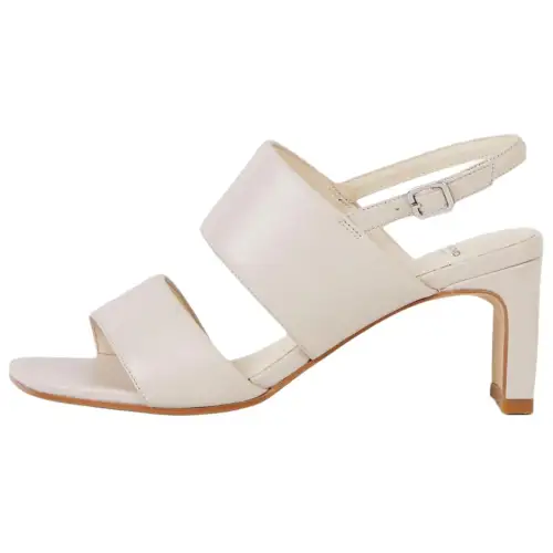 VAGABOND SHOEMAKERS Luisa Leather One Strap Sandals 7.6cm Women's Ecru