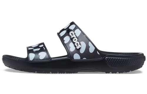 Crocs Classic Casual Fashion Unisex Black Blue Slippers