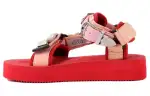 Suicoke Leather Beach Sandals Women's Red