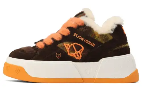 Naked Wolfe Crash Low top Skateboard Shoes Women's Orange