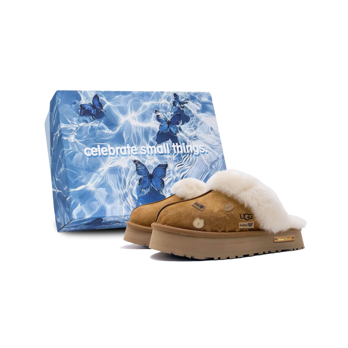 UGG Slip Resistant Closed Toe Slippers Women's Chestnut Brown