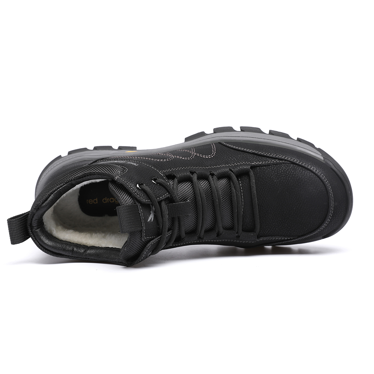 RED DRAGONFLY Sports & Outdoors Insulated Shoes Thermal Height Increasing Abrasion Resistant High top
