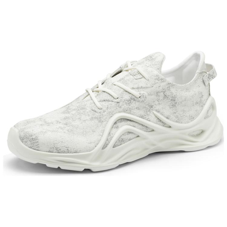 Ecco BIOM INFINITE Cow Leather Slip Resistant Low top Outdoor Shoes Men’s Neon White