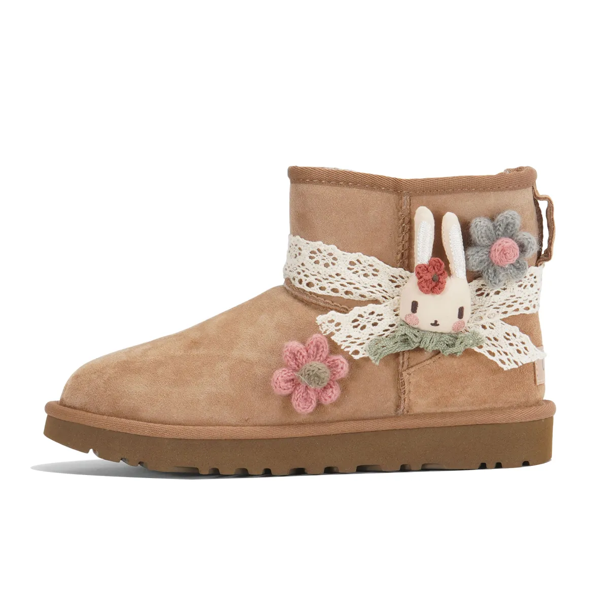 UGG CLASSIC MINI Sheepskin Thermal Abrasion Resistant Slip Resistant Thermal Abrasion Resistant Slip Resistant Short