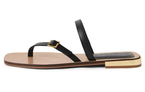 CHARLES&KEITH Composite Sole Quiet Slide Slippers Women's