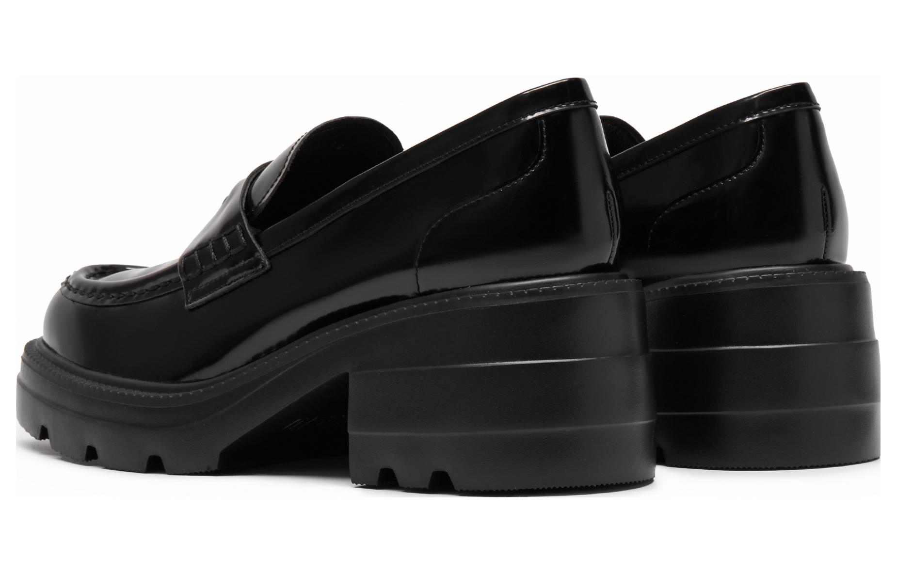 Staccato Little Seagull Jazz Cow Leather Shiny Loafers 6CM Women's