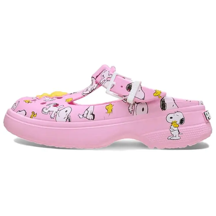 Crocs x PEANUTS Clogs Unisex Pink