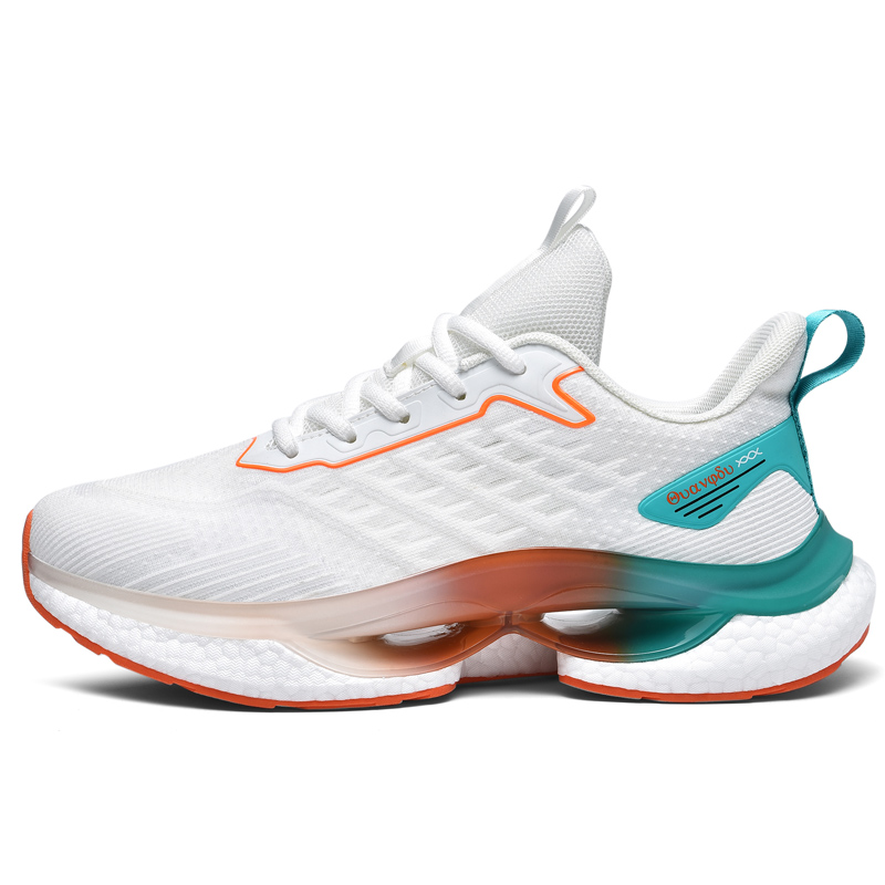 Devanro Mesh Cushioning Lightweight Reflective Cushioning Lightweight Reflective Low top Running Shoes Men’s