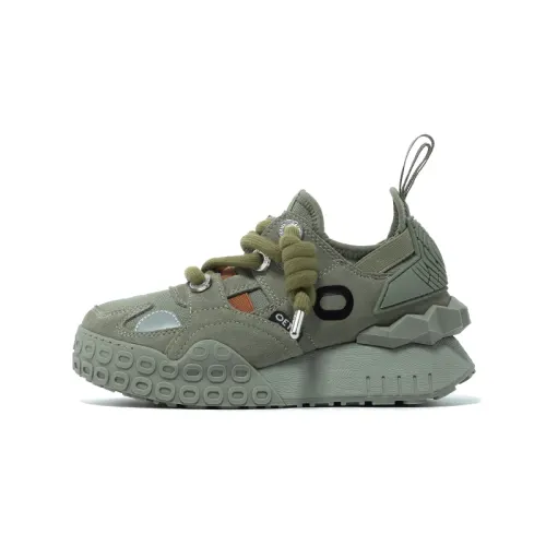 OETZI Ice Man Oz Cow Leather Stylish Skateboarding Shoes Unisex Green