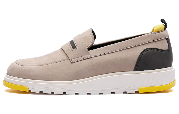Anthony Miller cowhide British style retro sports and casual shoes for men, sand color