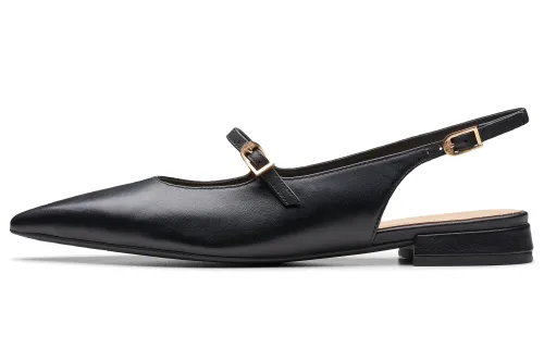 Clarks Miss Sasa Collection Sheepskin Casual Shoes Women's Black
