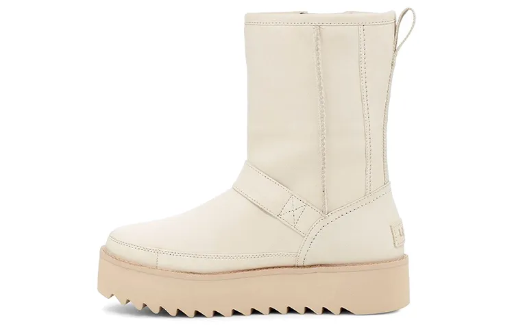 UGG Classic Rebel Biker Short Boot 'Bone' Women's