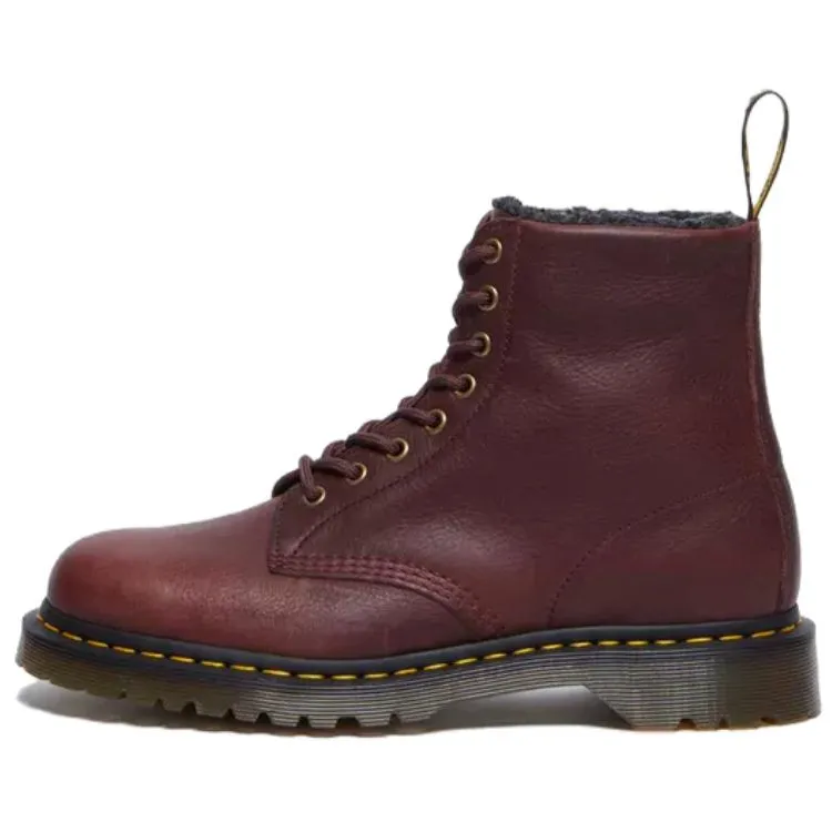 Dr.Martens 1460 Leather Short Combat Boots Unisex Red