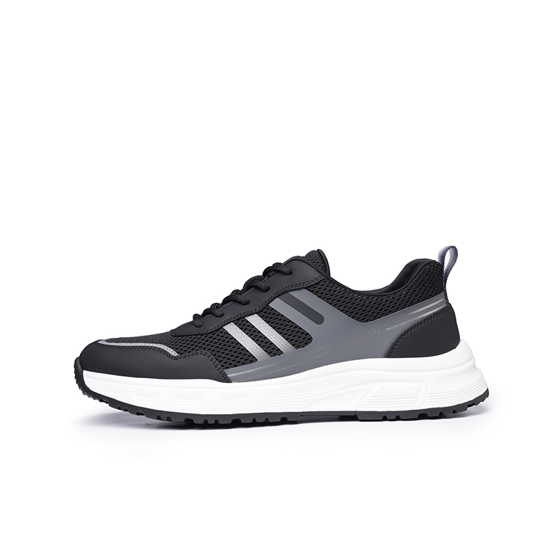LAORENTOU Walking Shoes Men’s Low Top Black, White