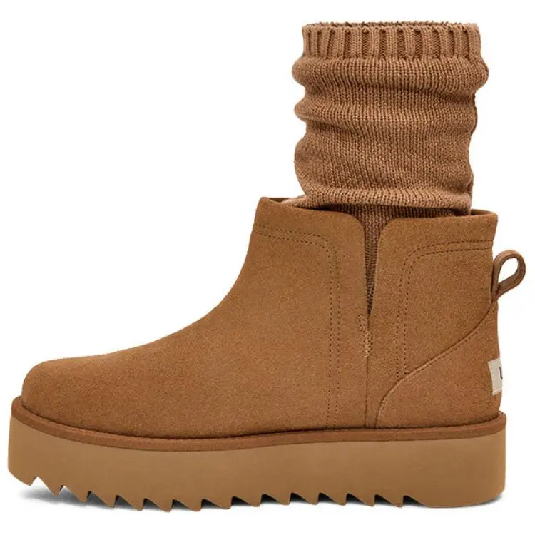 UGG Classic Novelty Short Snow Boots Unisex Brown