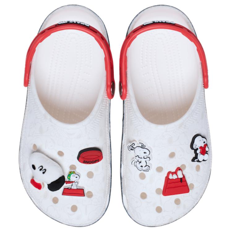 Crocs x PEANUTS Classic Clog Snoopy Clogs Unisex White