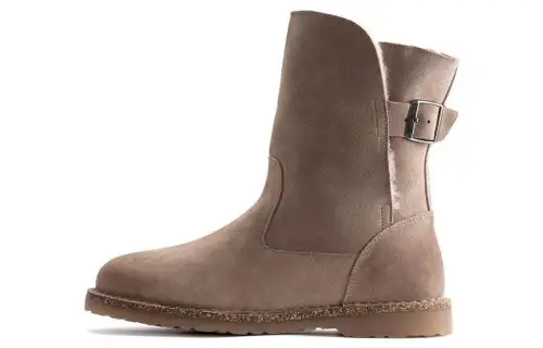 Birkenstock Suede Ankle Boots Women's Light Brown Regular
