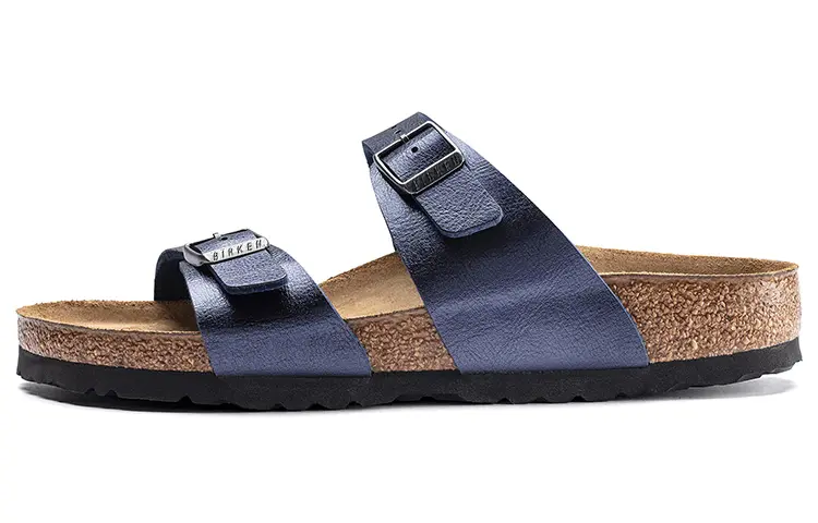 Birkenstock Slip Resistant Antibacterial Slide Slippers Women's Blue