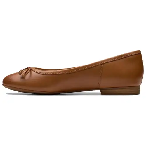 Clarks Leather Casual Shoes Women's Tan