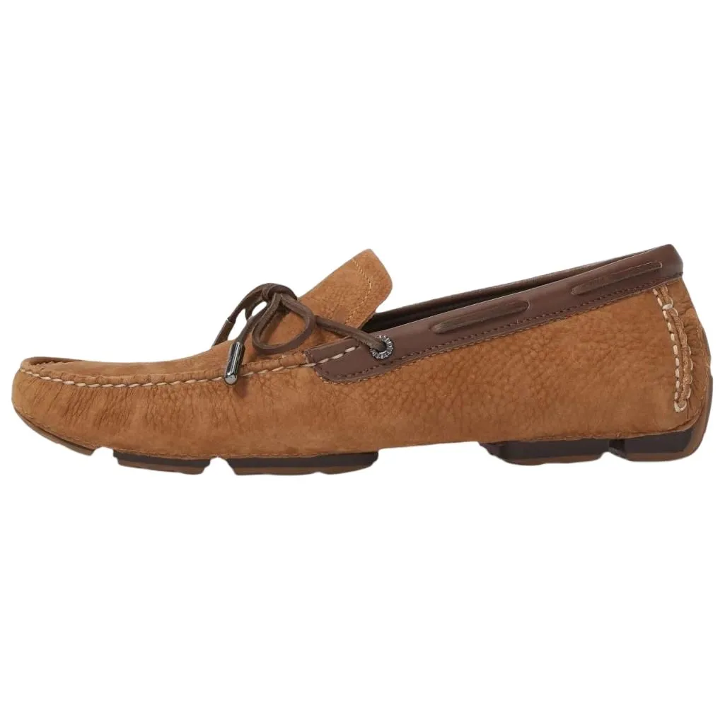 UGG Bel Air Leather Boat Shoes Men's Brown