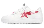 A BATHING APE Sta Low ABC Camo White Pink