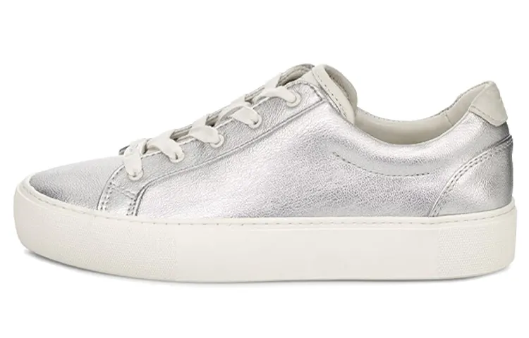 UGG Skateboard Shoes Women's Low Top Silver