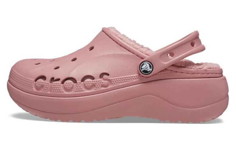 Crocs Baya Platform Lined Clog 'Pink' Women's