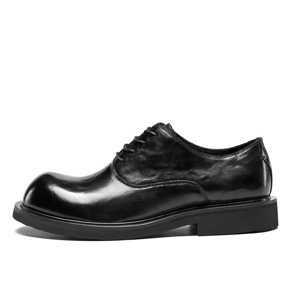 Yierkan cow leather business casual large leather shoes British style shoes leather shoes fashion shoes men's style