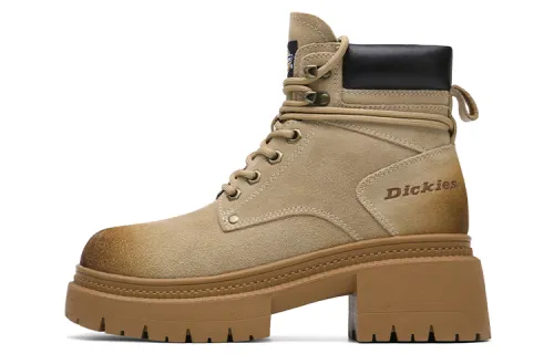 Dickies Classic And Versatile Short Combat Boots Women's Khaki