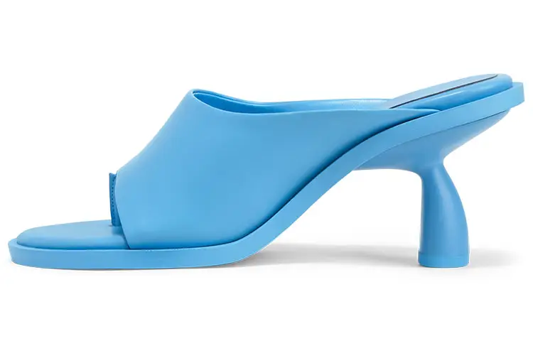 CHARLES&KEITH Composite Sole Abrasion Resistant Slide Slippers Women's Blue