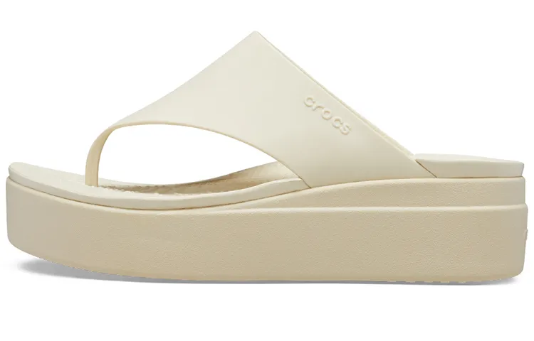Crocs EVA Quick Dry Flip Flops Women's White