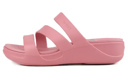 Crocs Monterey Strappy Wedge 'Pink' Women's