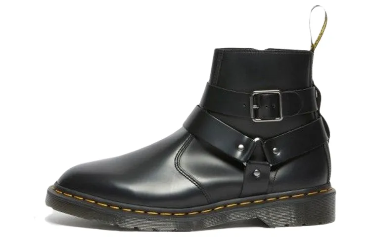 Dr. Martens Jaimes Leather Harness Chelsea Boots 'Black'