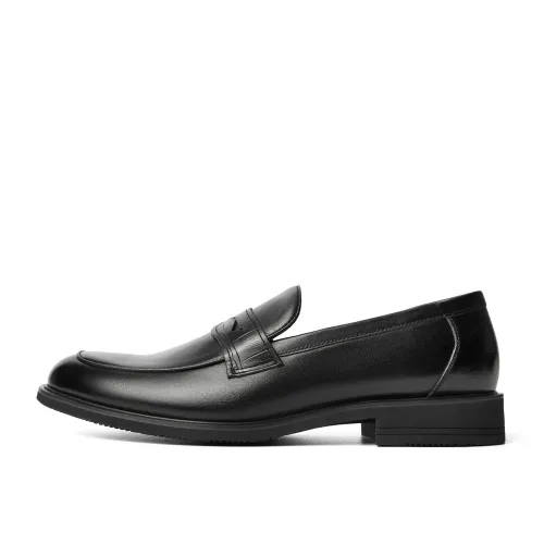 BELLE Men's Casual Shoes Men's Low Top Black/Brown