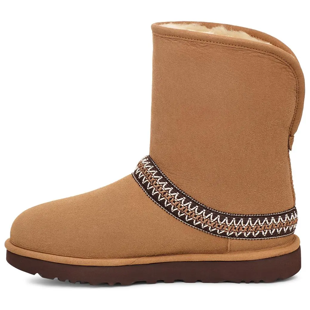 UGG Classic Short Crescent Boot Chestnut Women's
