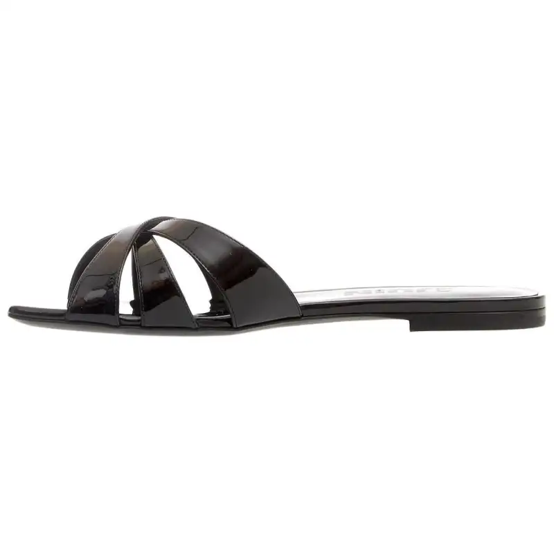 3JUIN Slip Resistant Slide Slippers Women's Black