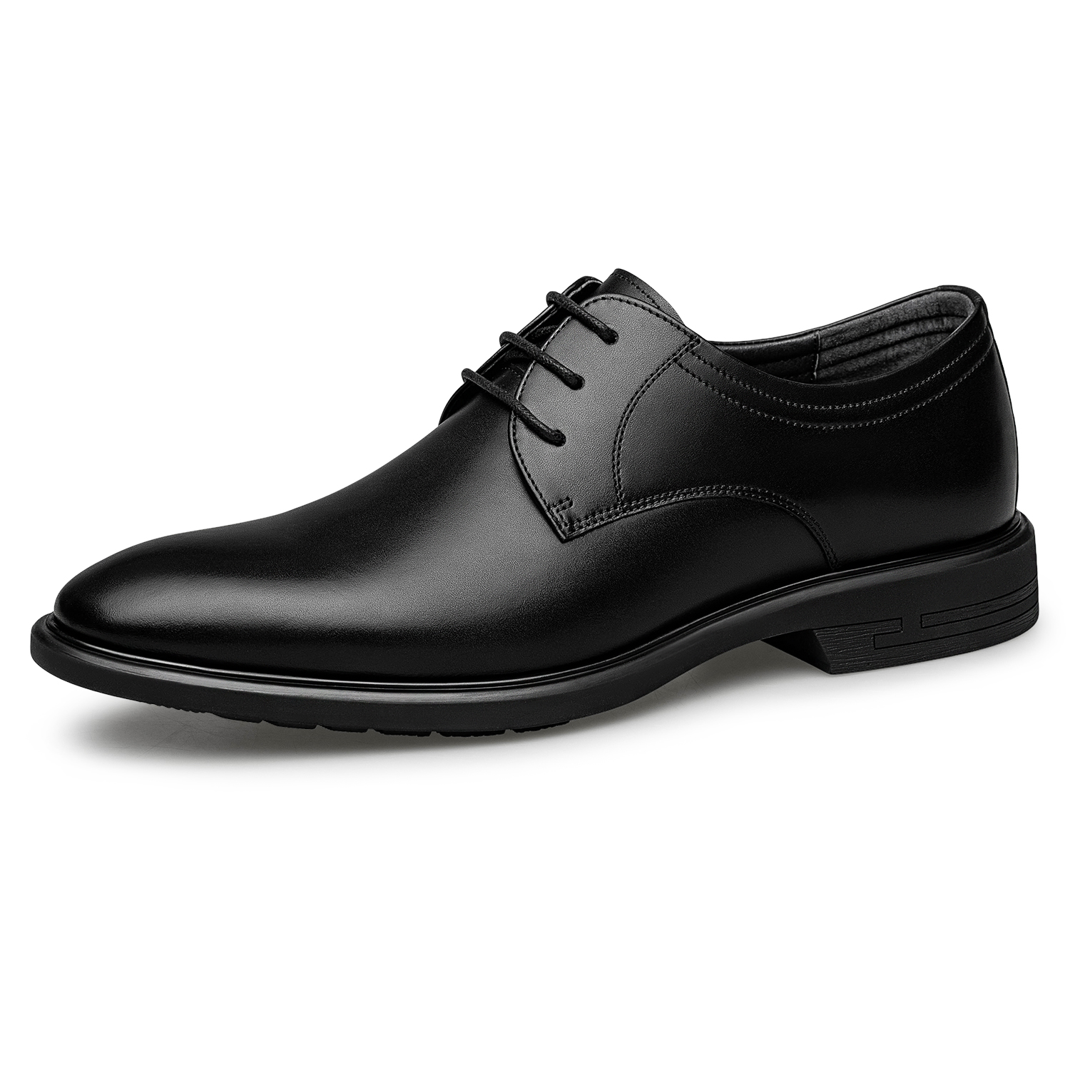 ZRO Zero Degree Italy, niche light luxury, first-layer cowhide, business banquet formal wear, soft sole, comfortable, flat heel, slightly increased, elegant temperament, British gentleman style, groomsmen and groom's shoes, casual leather shoes, men's black