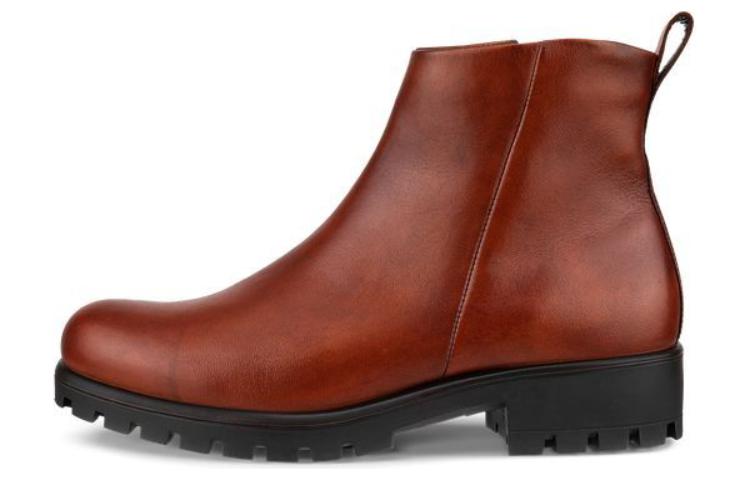 Ecco Modtray Leather Ankle Boots Women's Brown