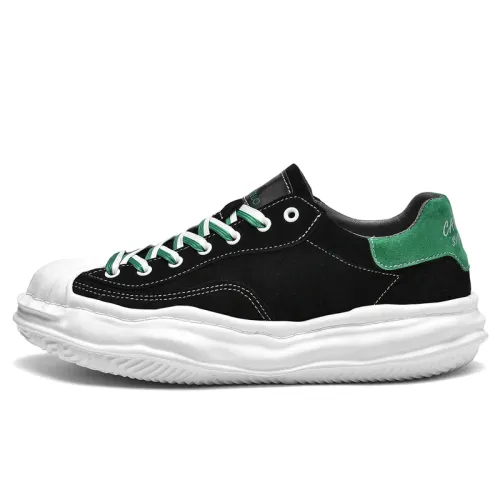 CARTELO Pigskin Slip Resistant, Abrasion Resistant, Lightweight, Breathable Low top Skateboard Shoes Men's