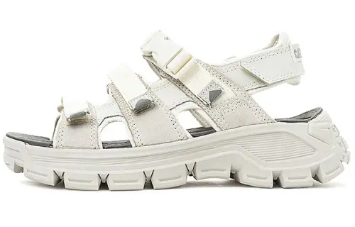 CAT PROGRESSOR BUCKLE Collection Beach Sandals Unisex White