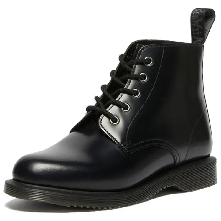 Dr.Martens Cow Leather Combat Boots Unisex Black