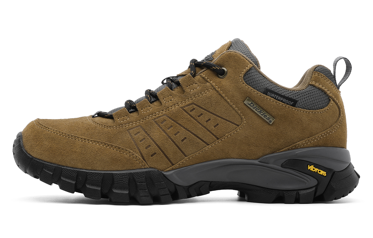 Dickies Fabric Cushioning Abrasion Resistant Cushioning, Wear Resistant Low top Mountaineering Shoes Men's Dark Brown