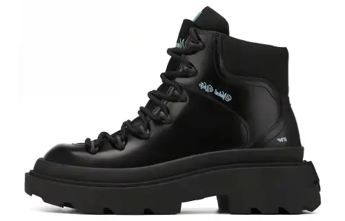 Naked Wolfe Ape Leather Ankle Boots Men's Black