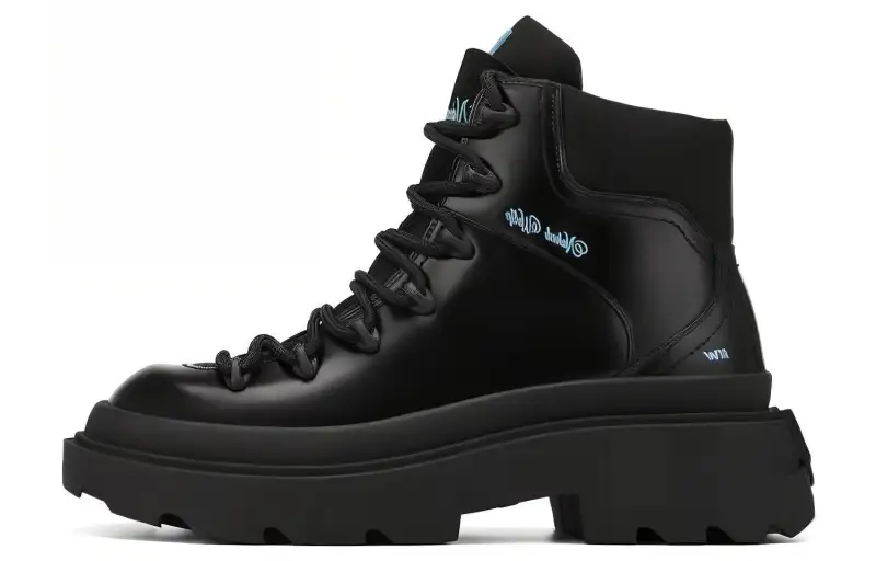 Naked Wolfe Ape Leather Ankle Boots Men's Black