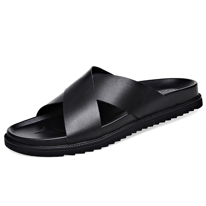 LUOMAIKE Slide Slippers Men's Black