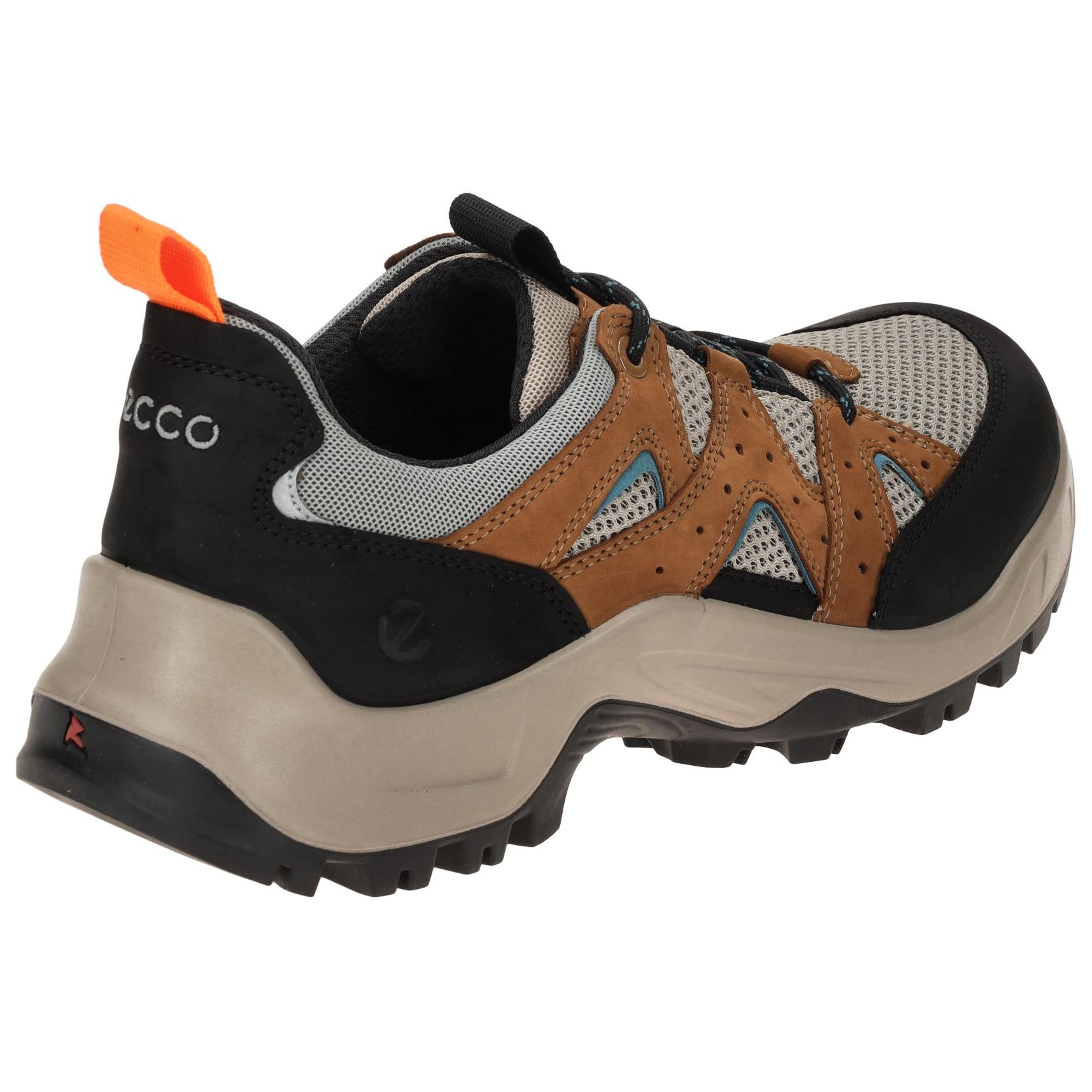 Ecco Off road Series Cow Leather Minimalist Fashion Low top Outdoor Shoes Men’s Black Brown