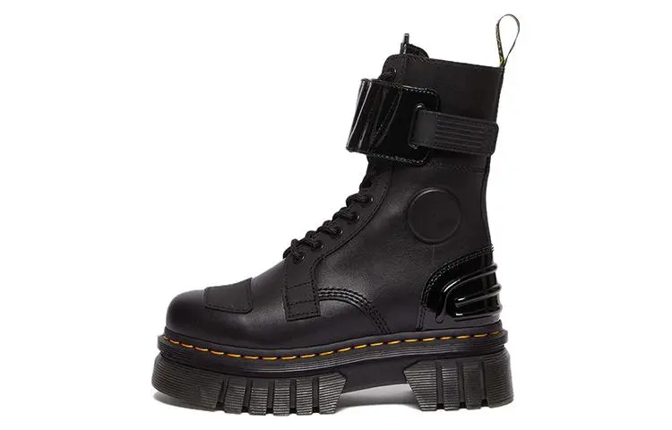 Dr. Martens Dr.Martens Audrick 10 Eye Alternative Leather Lace Up Boots 'Black' Women's